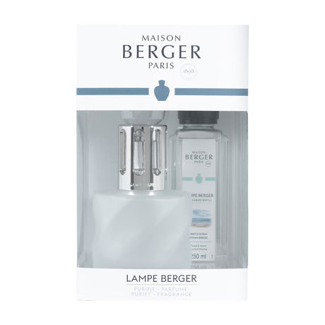 LAMPE BERGER Lampada Catalitica Spirale Givree con Flacone 250ml Ocean Breeze
