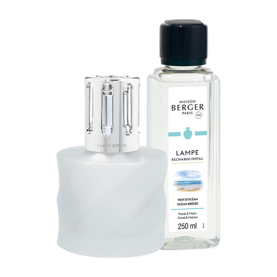 LAMPE BERGER Lampada Catalitica Spirale Givree con Flacone 250ml Ocean Breeze