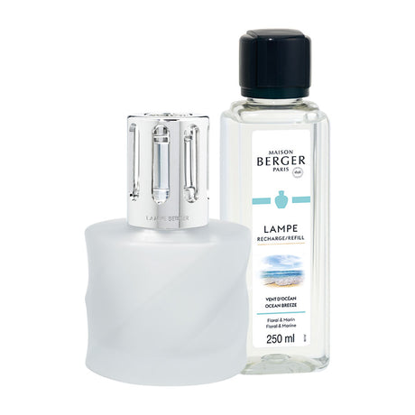 LAMPE BERGER Lampada Catalitica Spirale Givree con Flacone 250ml Ocean Breeze