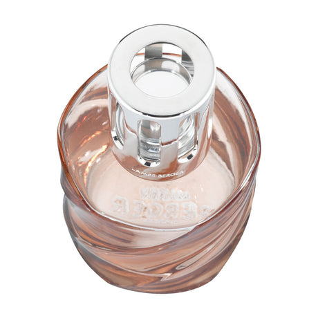 LAMPE BERGER Lampada Catalitica Spirale Rose Ambra con Flacone 250ml Eclat de Rhubarbe
