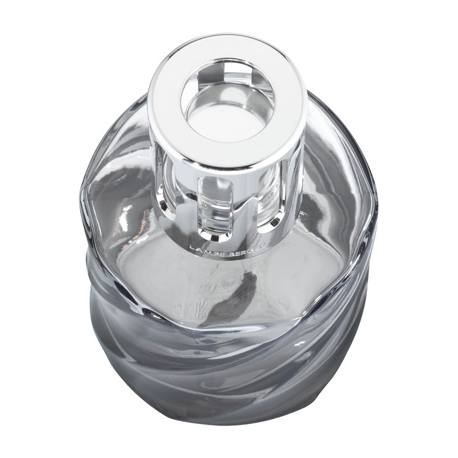 LAMPE BERGER Lampada Catalitica Spirale Nero con Flacone 250ml Velours d'Orient