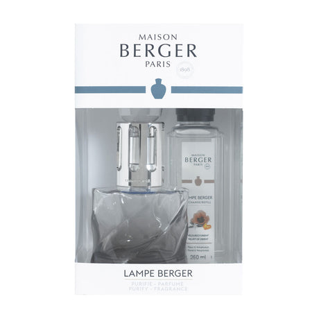 LAMPE BERGER Lampada Catalitica Spirale Nero con Flacone 250ml Velours d'Orient