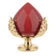 BONGELLI PREZIOSI Pumo Pomo Pugliese Rosso Oro Decorazione 17cm Marmorino