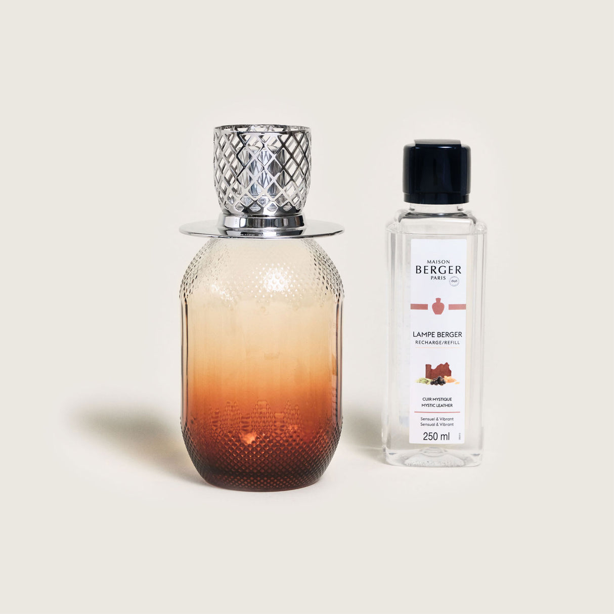 LAMPE BERGER Catalytic Lamp Evanescence Fawn with 250ml Bottle Cuir Mystique