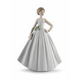 LLADRO' Figura Statua Donna Serata di Gala Porcellana 34cm Serie Limitata