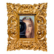 Portafoto Neopop Palais Royal in resina dorata stile barocco 25x30 cm