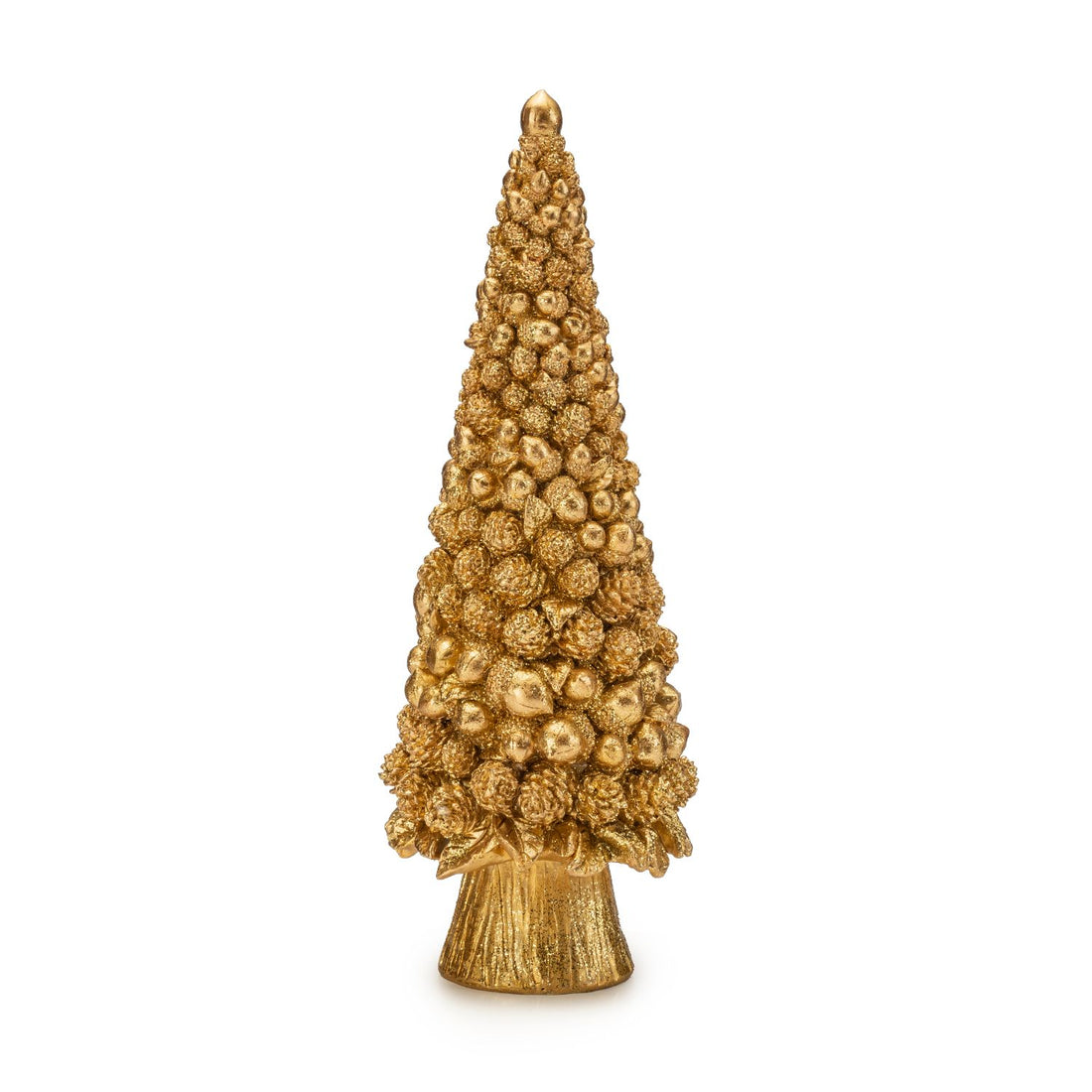 NOEL by Lamart Albero di Natale in Resina 33,5cm Decorazione di Natale Oro Poliresina