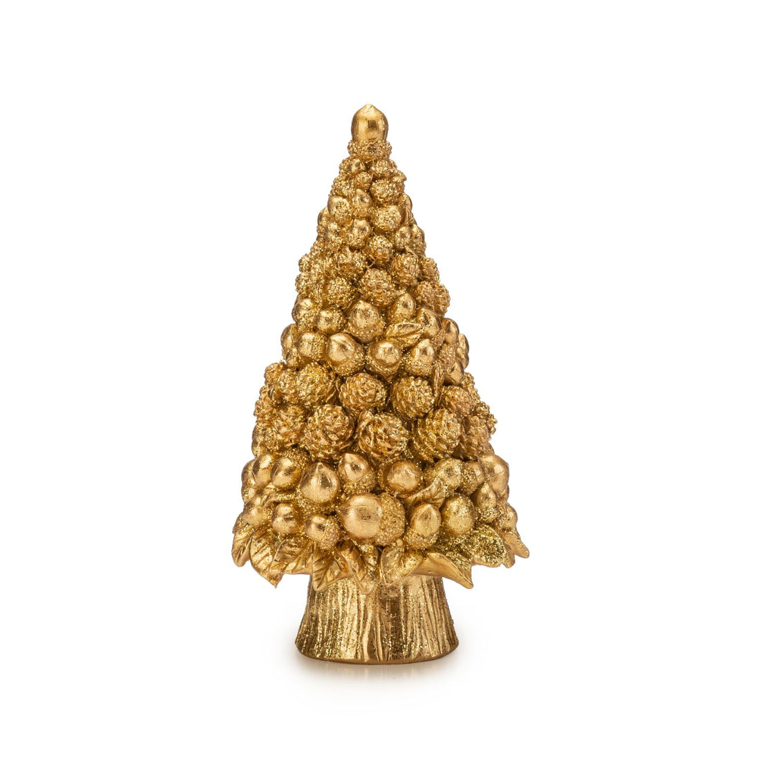 NOEL by Lamart Albero di Natale in Resina 22,5cm Decorazione di Natale Oro Poliresina
