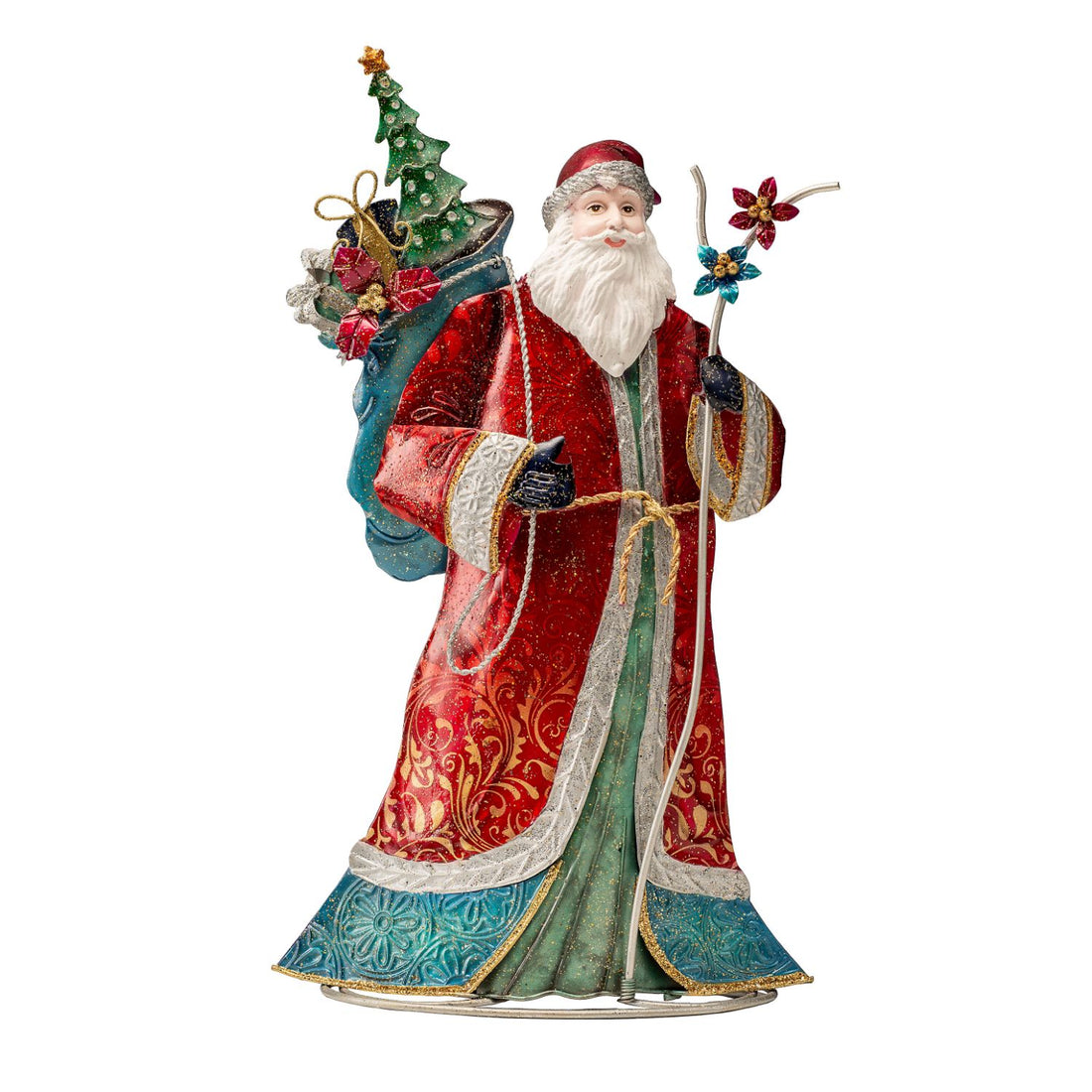 NOEL by Lamart Babbo Natale in Metallo 36cm Decorazione di Natale