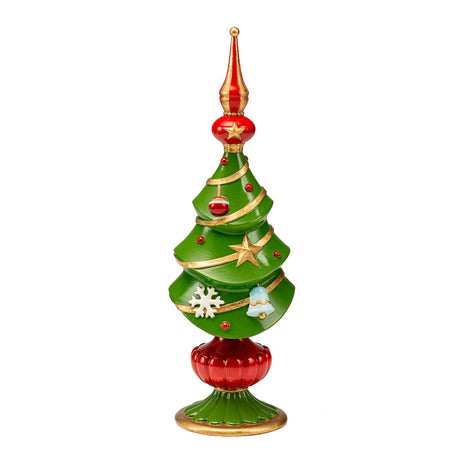 NOEL by Lamart Figura Albero di Natale in Resina 34cm Decorazione di Natale