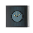 Orologio da parete Tiffany Arti e Mestieri in ferro nero petrolio 35x35 cm
