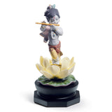 LLADRO' Figurina Bal Gopal 24x12cm Porcellana