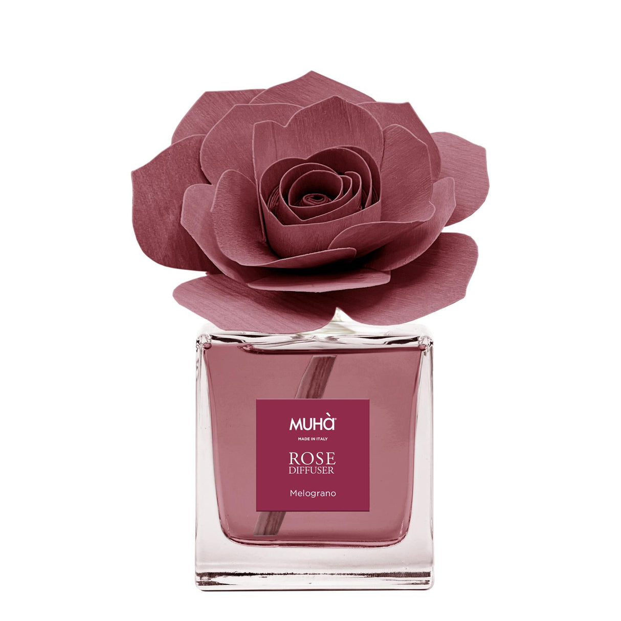 MUHA' Profumatore d'Ambiente Diffusore Rosa 100ml Melograno