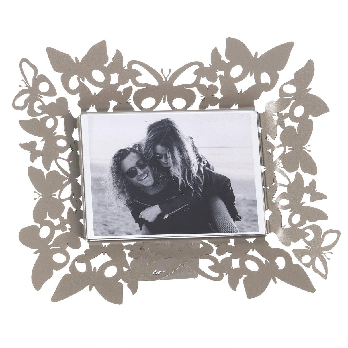 ARTI & MESTIERI Portafoto di Design Farfalloso Orizzontale Sabbia