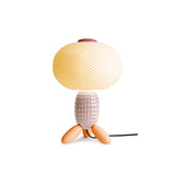 LLADRO' Lampada da Tavolo Soft Blown Rosa 41x27cm Porcellana