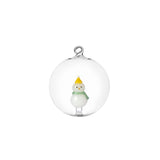 ICHENDORF Christmas Tales Pallina di Natale Pupazzo di Neve 8cm Vetro Borosilicato