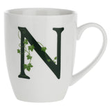 LA PORCELAINA BIANCA - Atupertu Mug Letter "N" 380ml