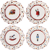 VILLEROY & BOCH Toy's Delight Ciotola Anniversario Set 4 Piatti Colazione 24cm Porcellana