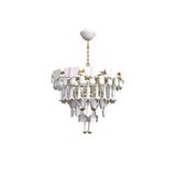 LLADRO' Chandelier Seasons 70 cm Alba 65x70cm Porcellana