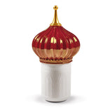 LLADRO' Candela Torre del Nord 1001 Lights Rubino Profumo Night Approaches 26x13cm Porcellana
