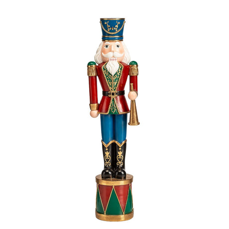 NOEL by Lamart Schiaccianoci Soldatino in Poliresina Decorazione di Natale 49cm