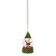 Pendaglio Babbo Natale Noel in poliresina multicolore 9 cm