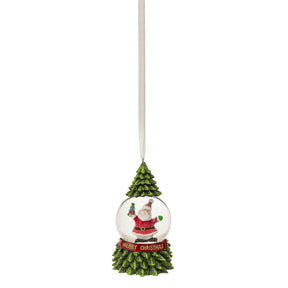 Pendaglio Babbo Natale Noel in poliresina multicolore 9 cm