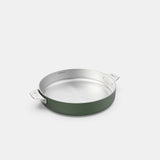 COOKUT La Meravigliosa Padella con Manici 24cm Verde Acciaio Inox