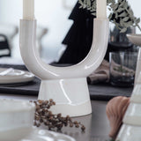 VILLEROY & BOCH Winter Glow Portacandela Due Punte 24x21cm Porcellana