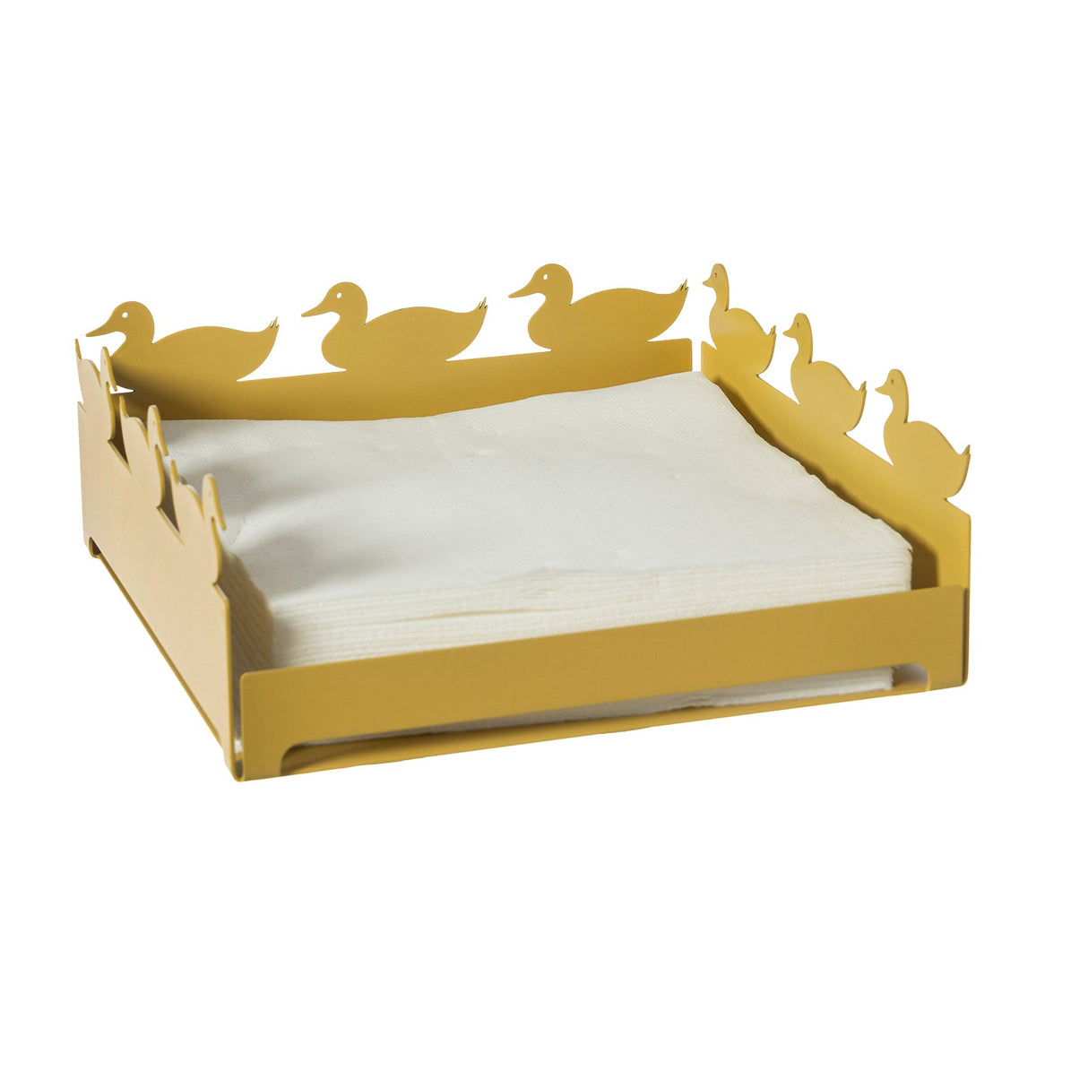 ARTI & MESTIERI Portatovaglioli Grande Duck Ocra 8x21cm