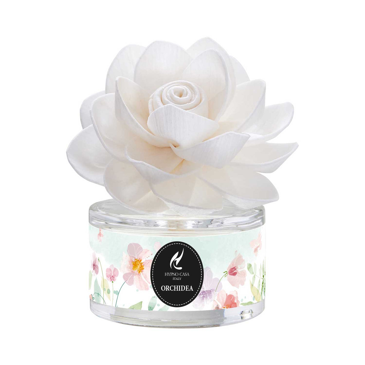 HYPNO CASA Diffusore a Bastoncini con Fiore 30ml Orchidea