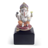 LLADRO' Figurina Bal Ganesha 18x9cm Porcellana