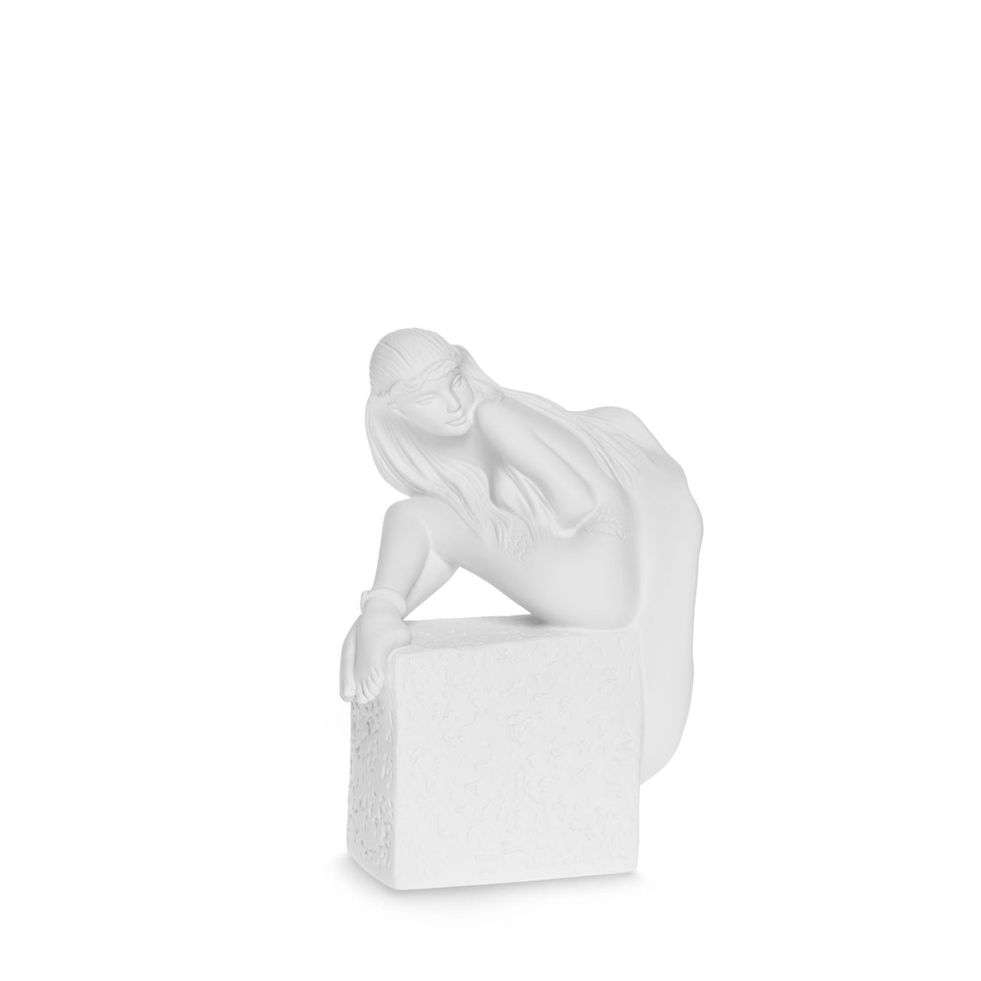 CHRISTEL by Sommer Figura Statuetta Zodiaco Pesci 18cm Bianco Poliresina