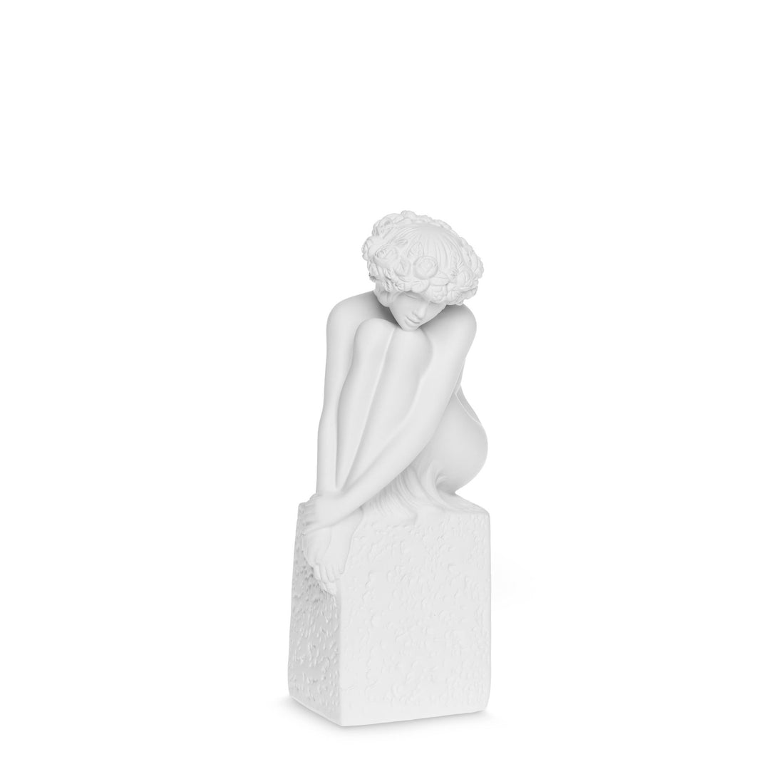CHRISTEL by Sommer Figura Statuetta Zodiaco Vergine 21cm Bianco Poliresina