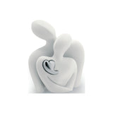 BONGELLI PREZIOSI Figura Statua Innamorati Cuore 10cm Bianco Marmorino