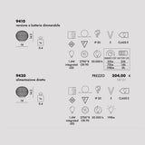 KARTELL Mini Planet Battery Version Smoked Table Lamp 16x14cm PMMA