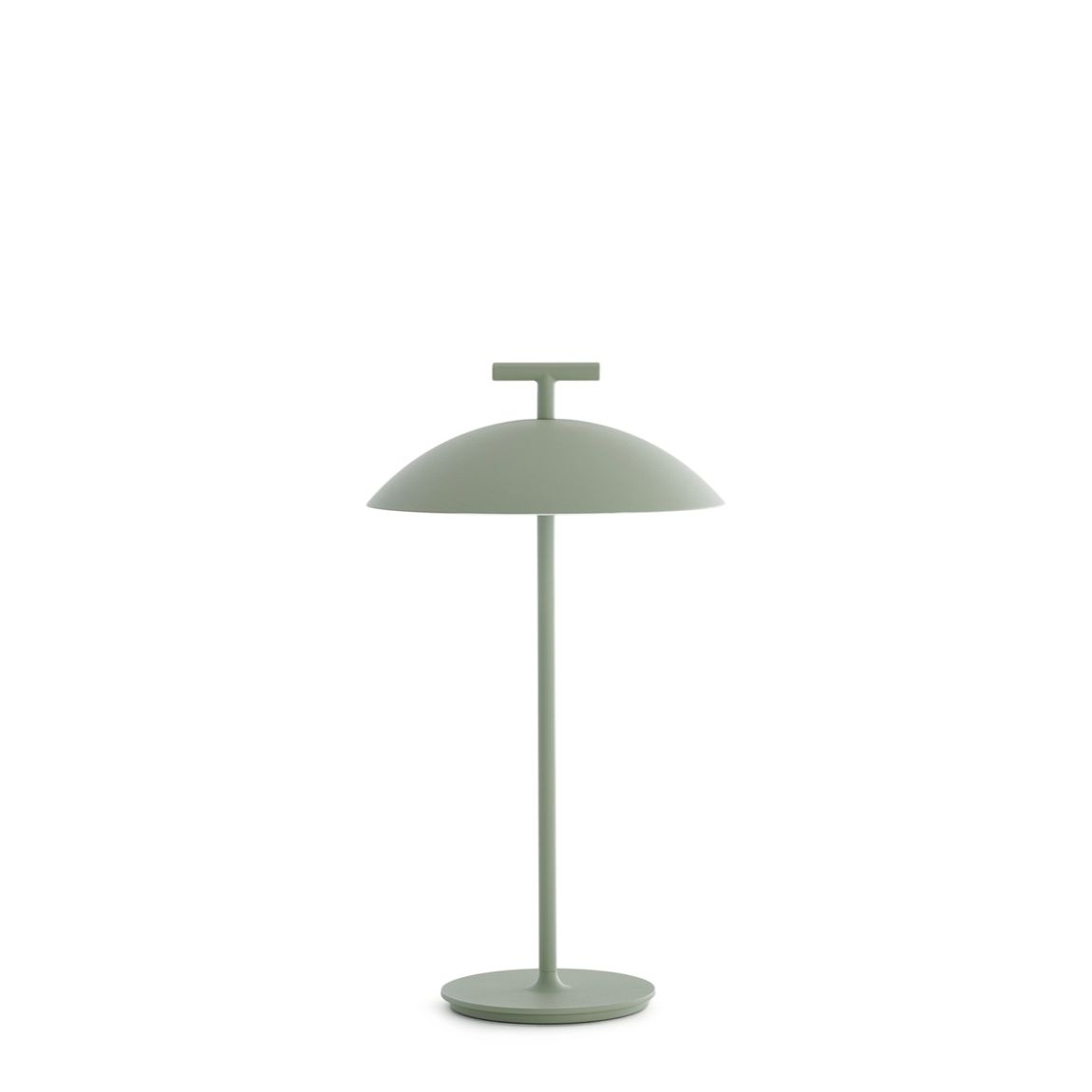 KARTELL Mini Geen-A Battery Version Lampada da Tavolo Verde 36,5cm Acciaio