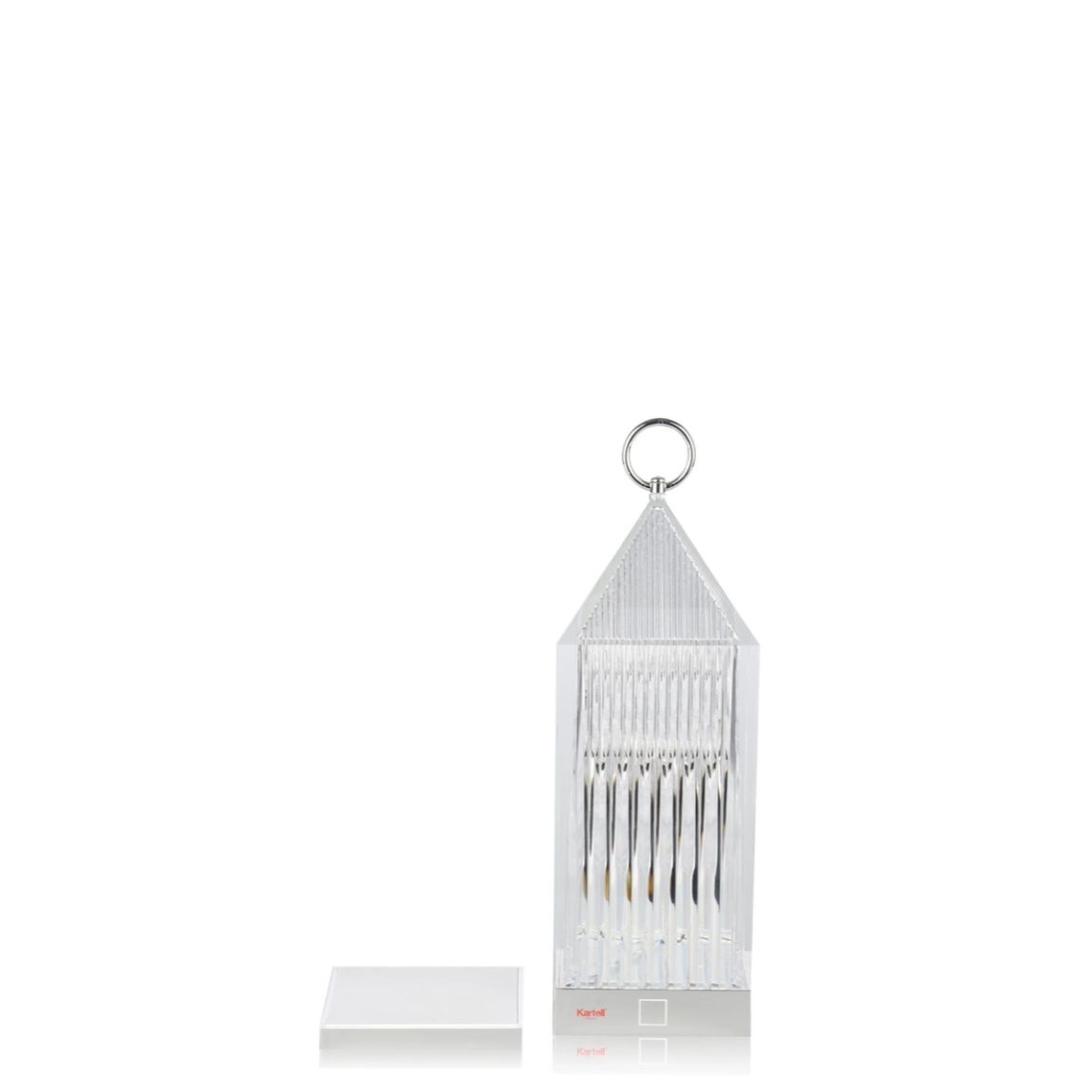 KARTELL Lantern Lampada da Tavolo Trasparente 31cm PMMA