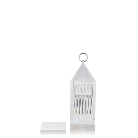 KARTELL Lantern Lampada da Tavolo Trasparente 31cm PMMA