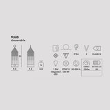 KARTELL Lantern Transparent Table Lamp 31cm PMMA