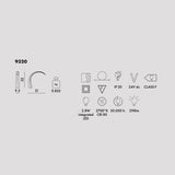 KARTELL Taj Mini Lampada da Tavolo Trasparente 32cm PMMA