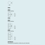 KARTELL Componibili Recycled Matt White 40x32cm Container 2 Drawers