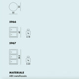 KARTELL Componibili Metal Glossy Gold 40x32cm Container 2 Drawers