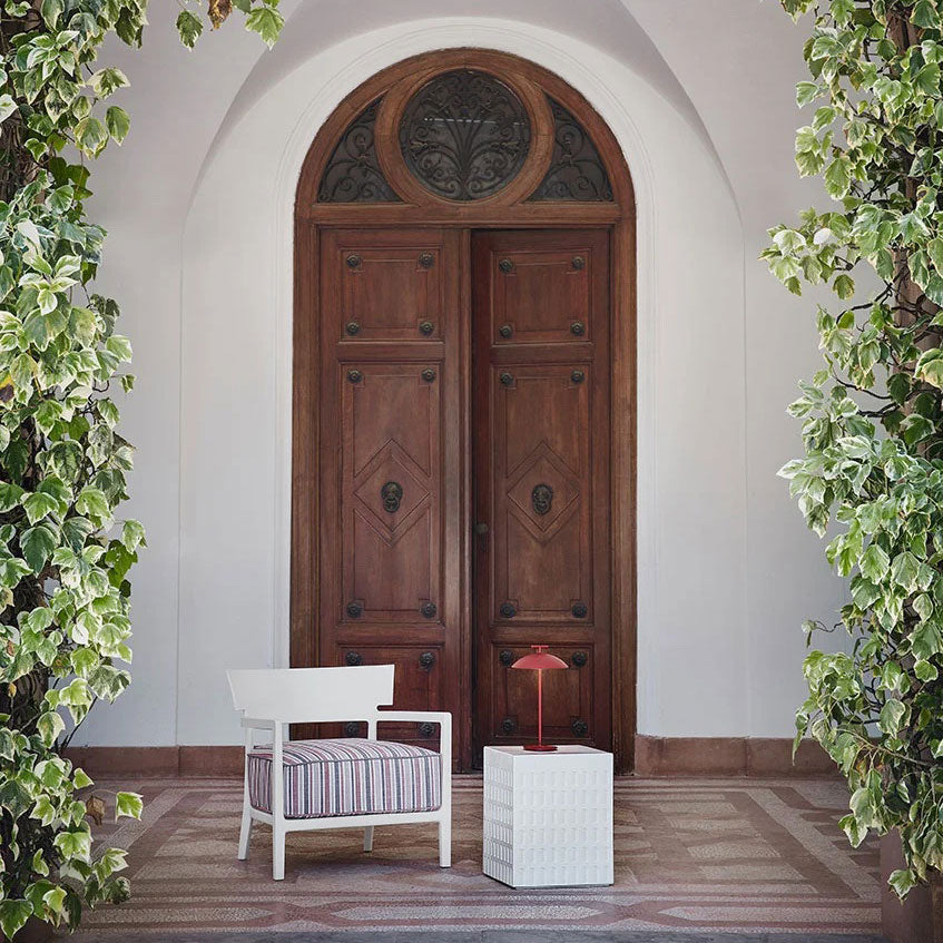 KARTELL Eur Stool Chair Matt White 36x45cm