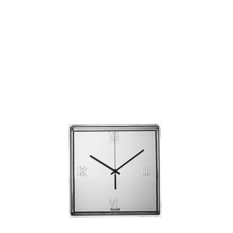 KARTELL Tic&Tac Metal Orologio da Parete e da Tavolo Cromo 30x30cm PMMA