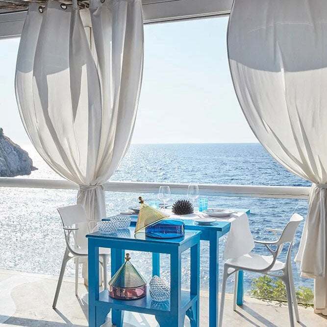 KARTELL Trullo Container Box 25x27cm Smoked Green