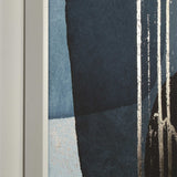 BIZZOTTO Quadro Astratto Stampa su Tela Dipinta a Mano 90x120cm