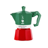 BIALETTI Caffettiera Moka Exclusive Italia 3 Tazze Alluminio