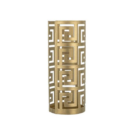 MONTEMAGGI Portabicchieri Domus Cilindrico 20x8cm Metallo Oro