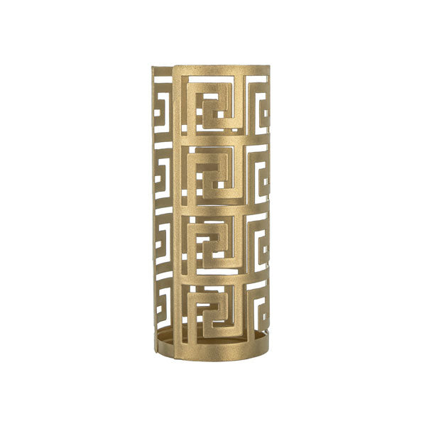 MONTEMAGGI Portabicchieri Domus Cilindrico 20x8cm Metallo Oro